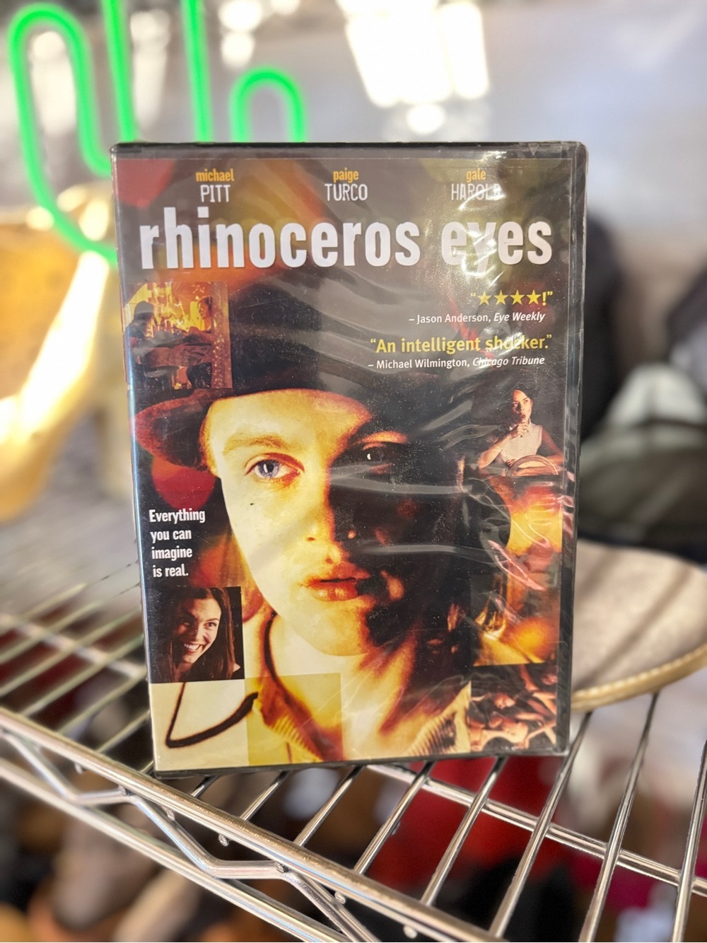 Rhinoceros Eyes (DVD) - Michael Pitt, Paige Turco - Black/Orange Artwork